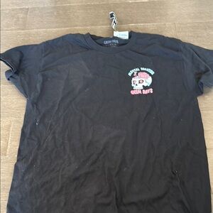 Grim Days Black Graphic T-Shirt